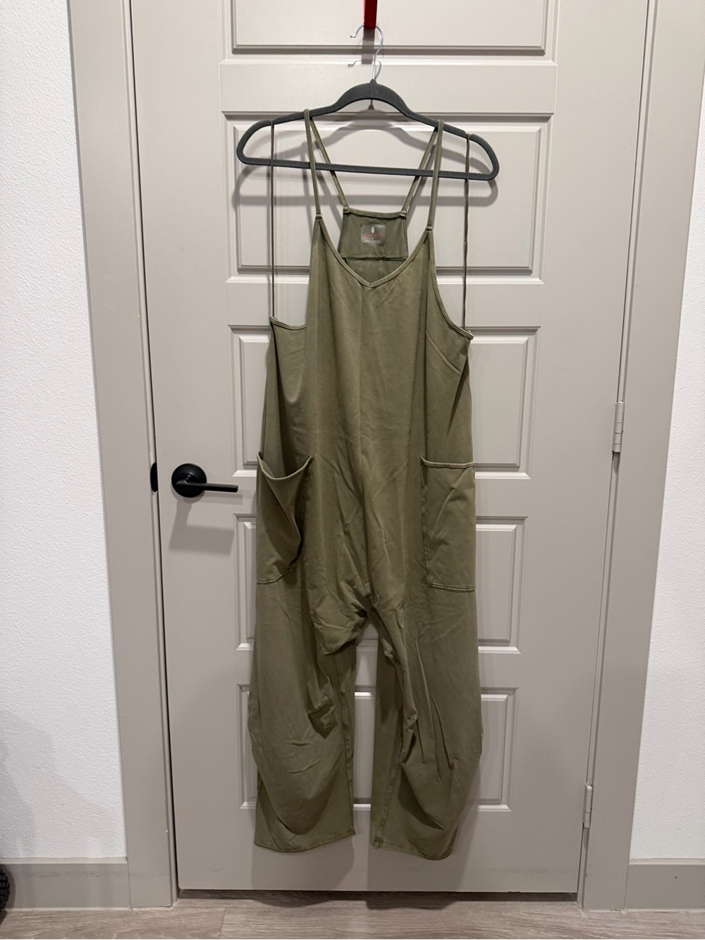 FP Movement by Free People Olive Utility Romper